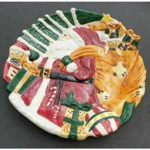 Santa Platter Rosegarden Tray